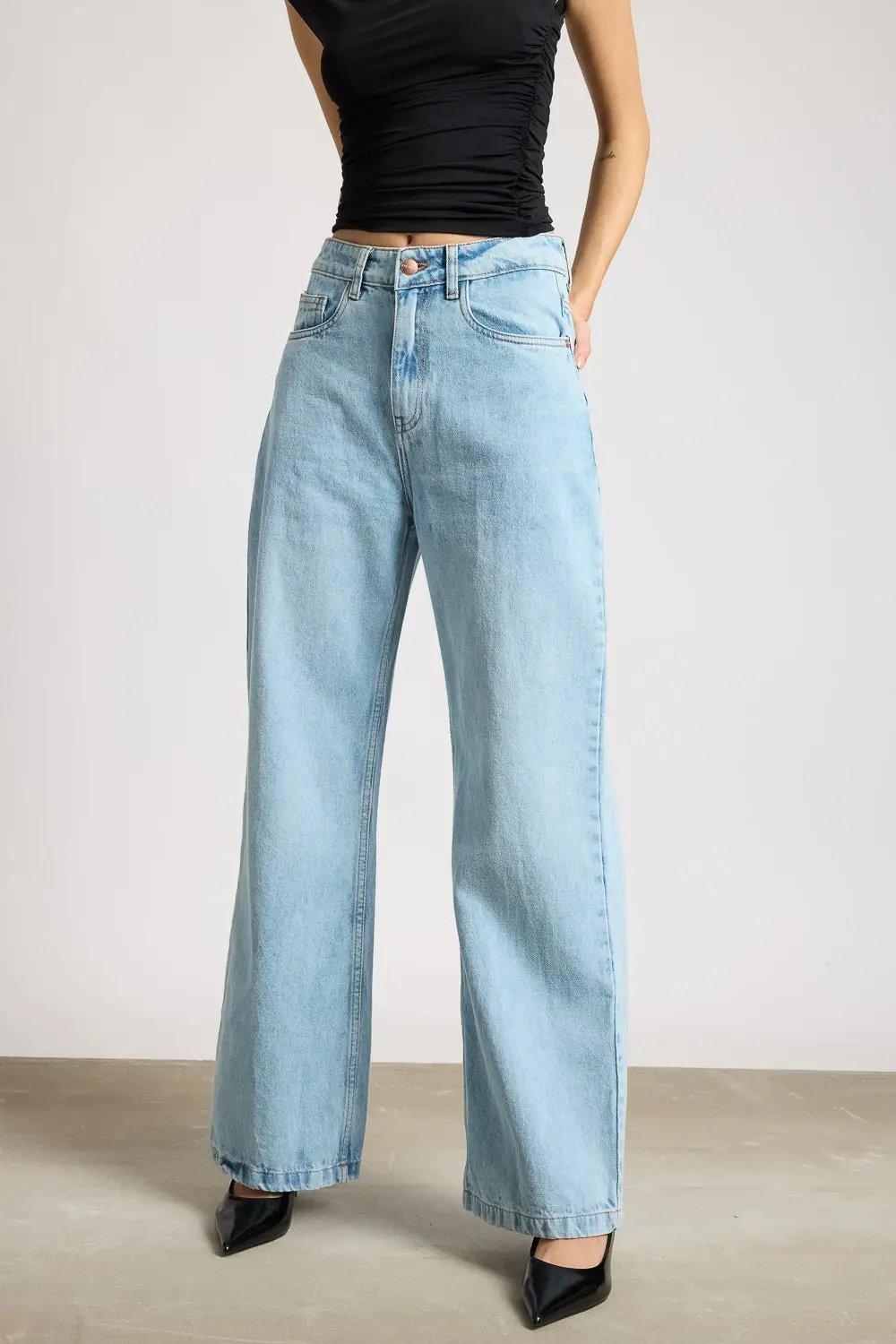 Skyline Blue Women's Straight Jeans