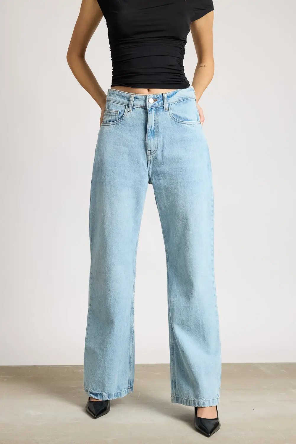 Skyline Blue Women's Straight Jeans