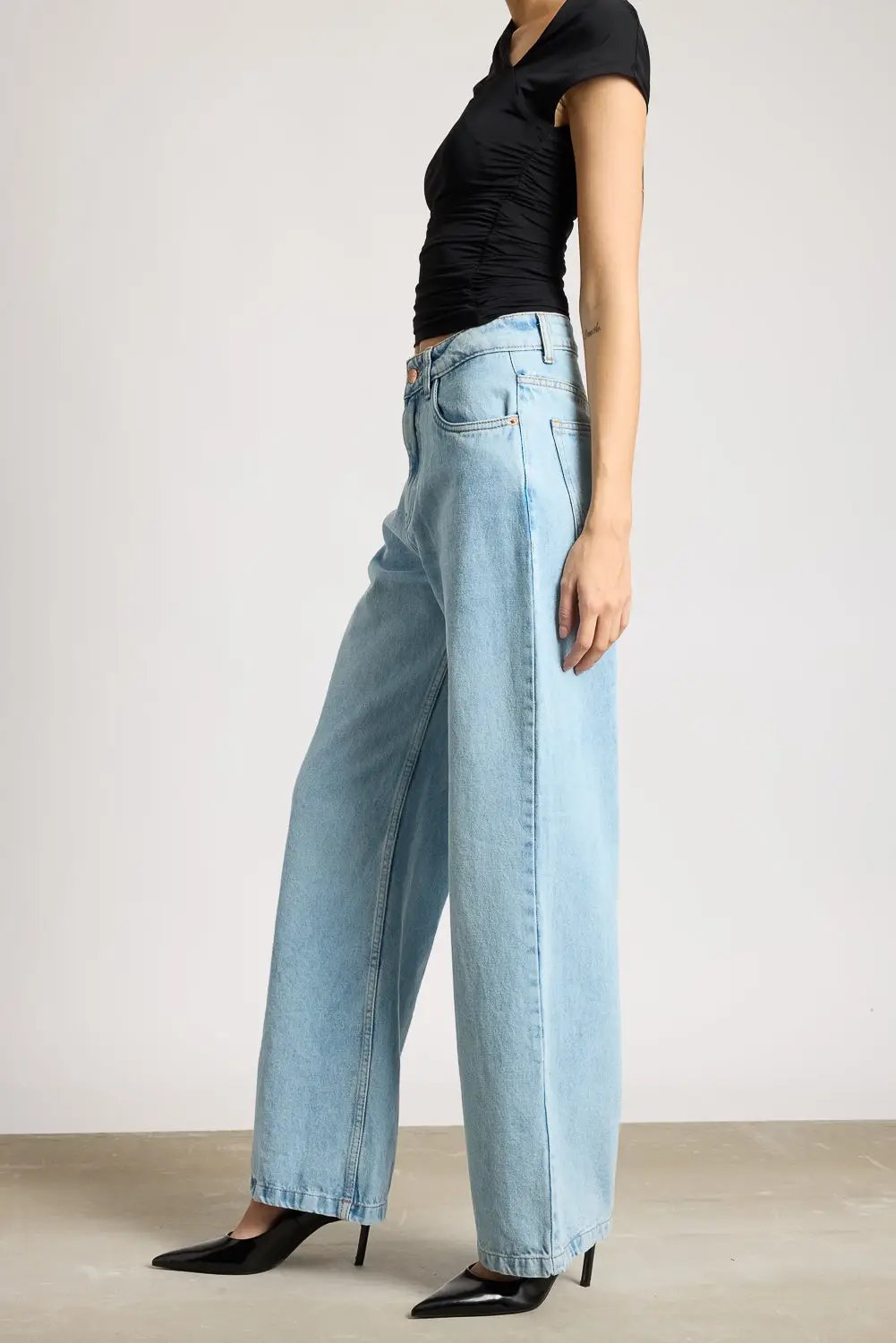 Skyline Blue Women's Straight Jeans