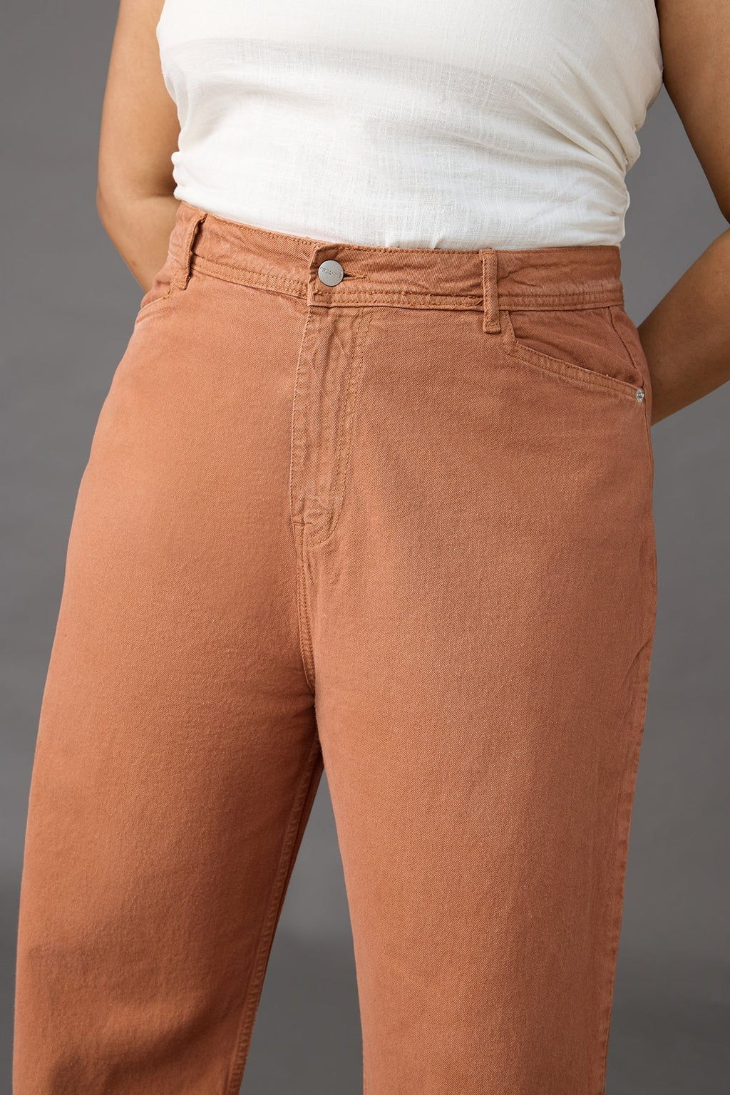 Curve Chestnut Charm Straight Jeans