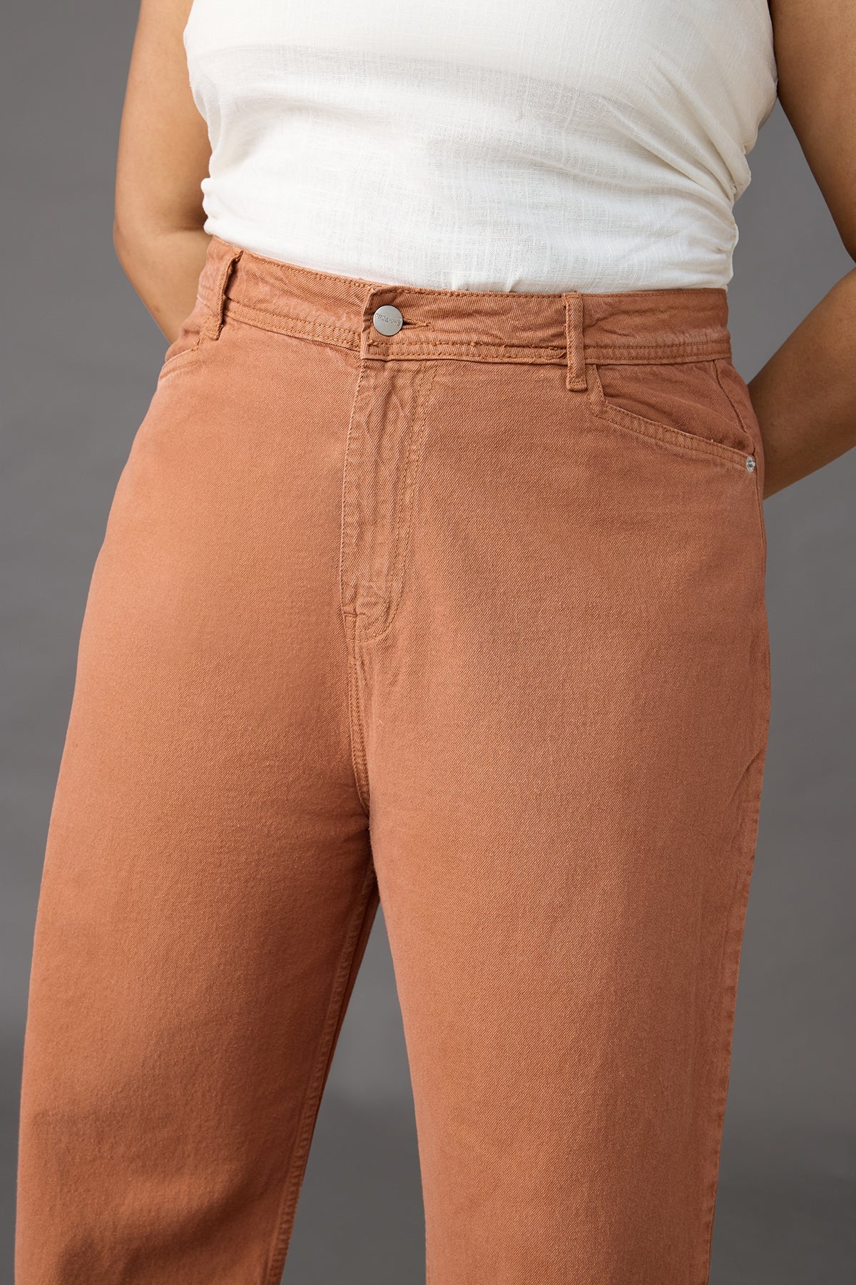 Curve Chestnut Charm Straight Jeans