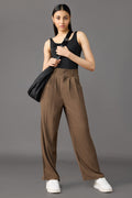 Hazelwood Pleated Women's Straight Korean Pants