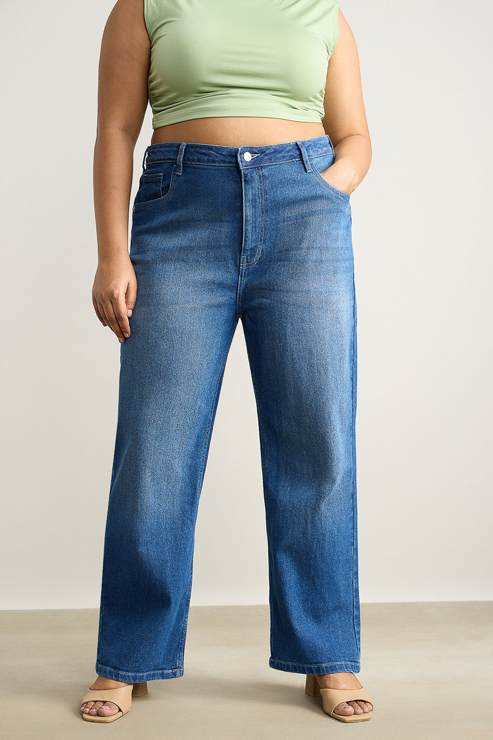 Curve Cobalt Classic Straight Jeans