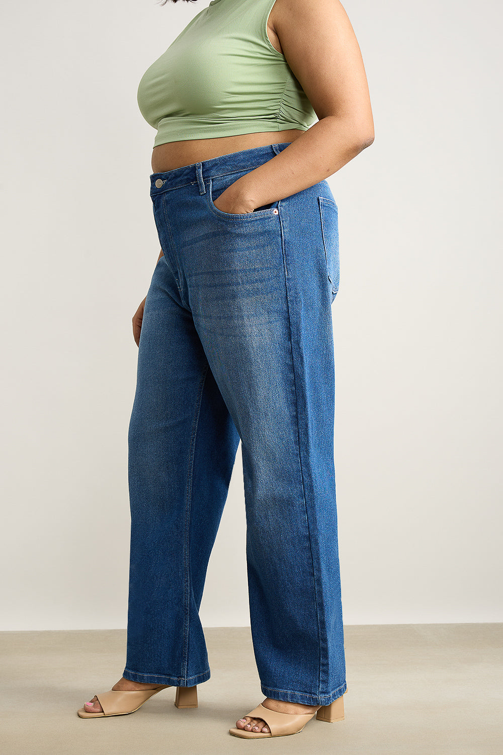 Curve Cobalt Classic Straight Jeans