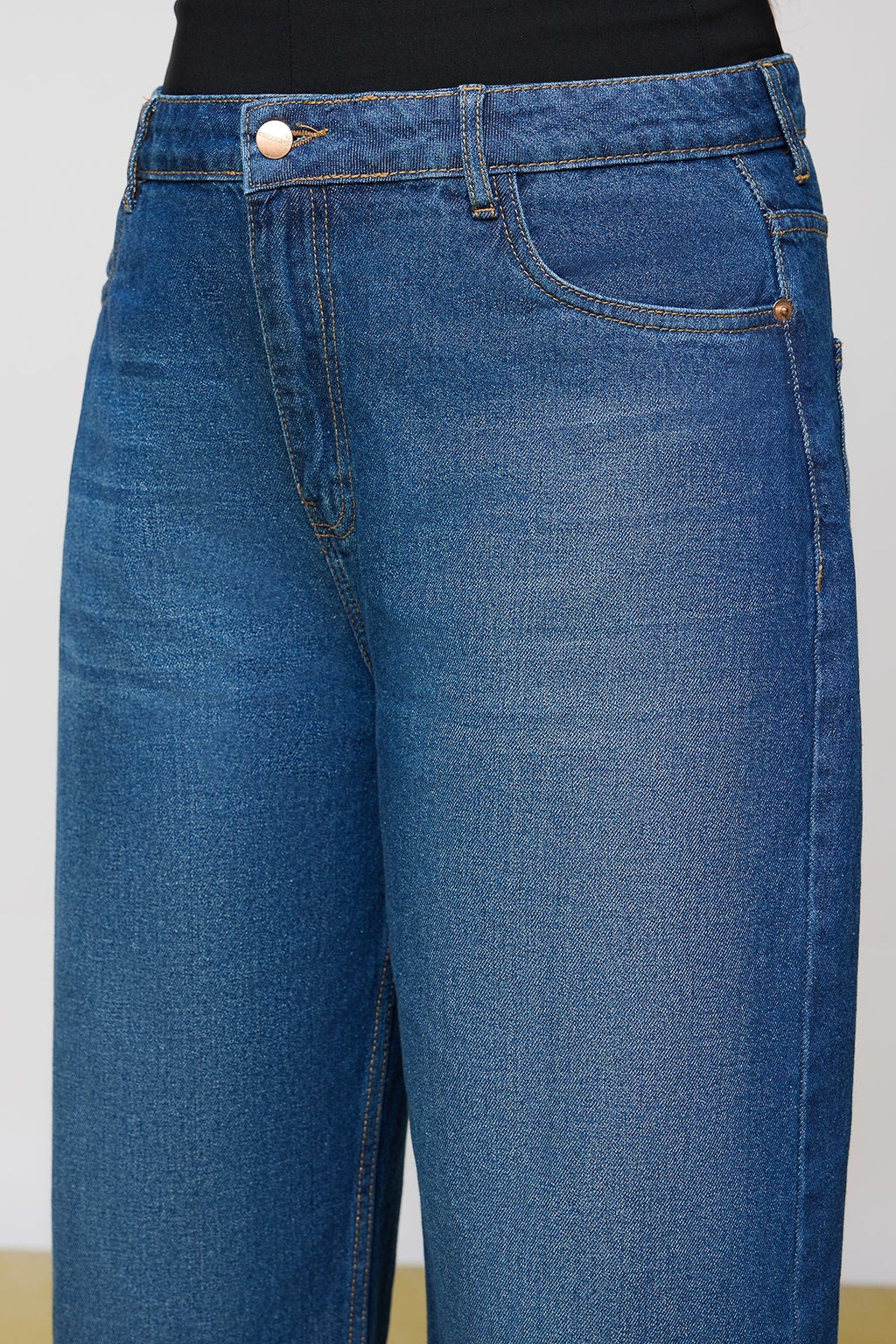 Curve Pacific Blue Wide Jeans