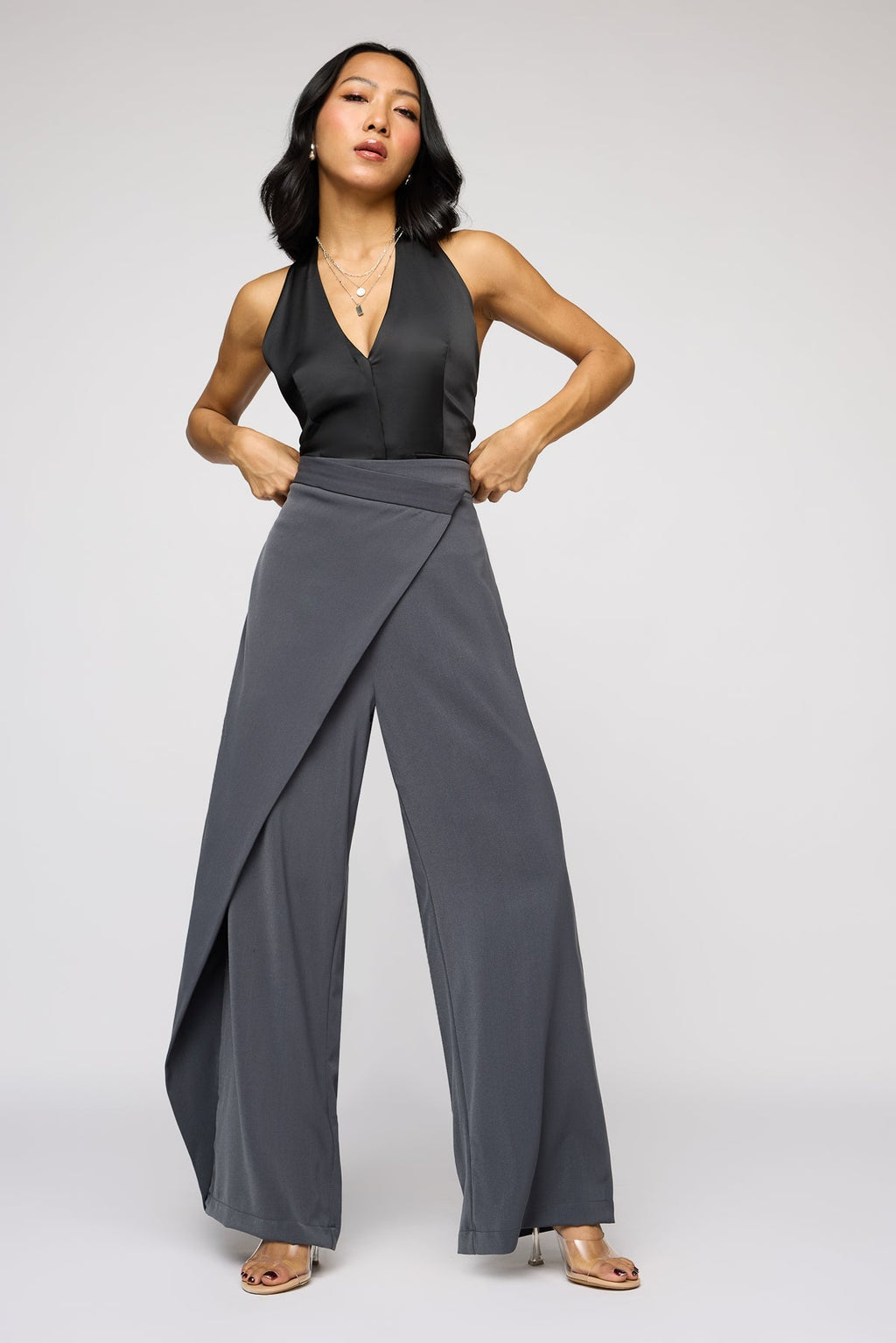 Ultimate Grey Women's Pareo Straight Pants