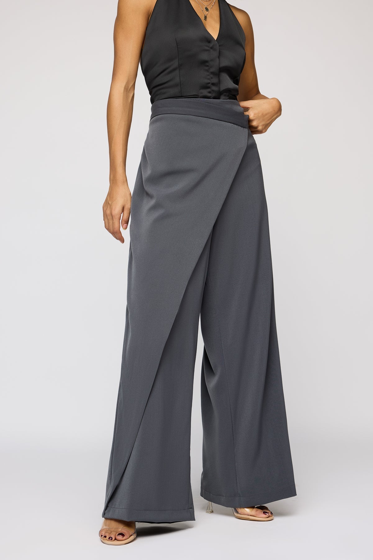 Ultimate Grey Women's Pareo Straight Pants