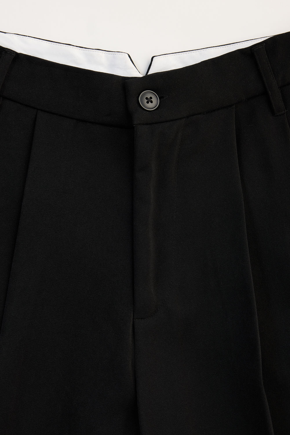Silken Black Women's Baggy Wide Korean Pants
