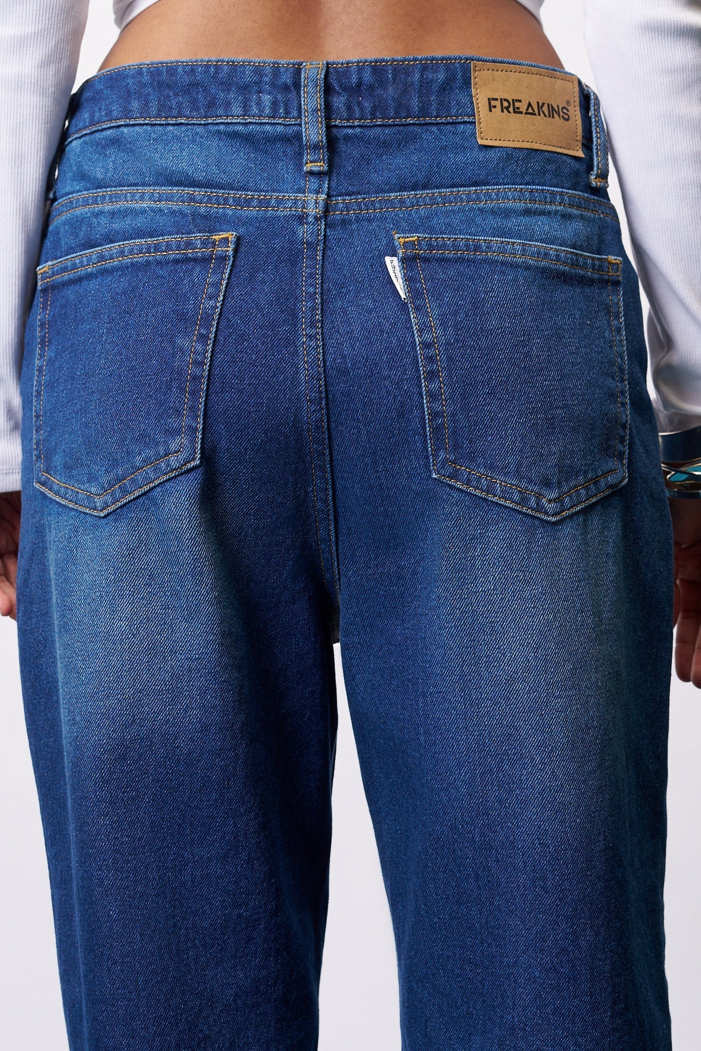 Refined Blue Women's Straight Jeans