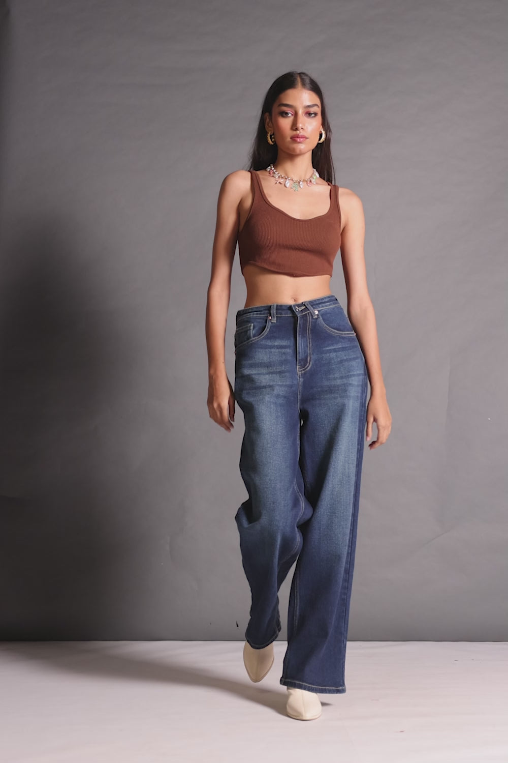 Blue Nova Straight Leg Jeans