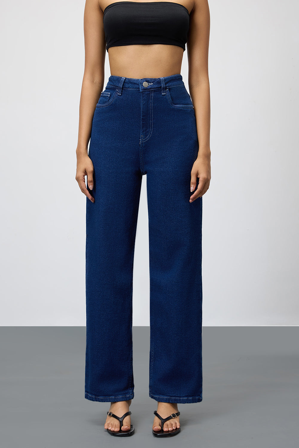 Timeless Blue Women's Straight Jeans