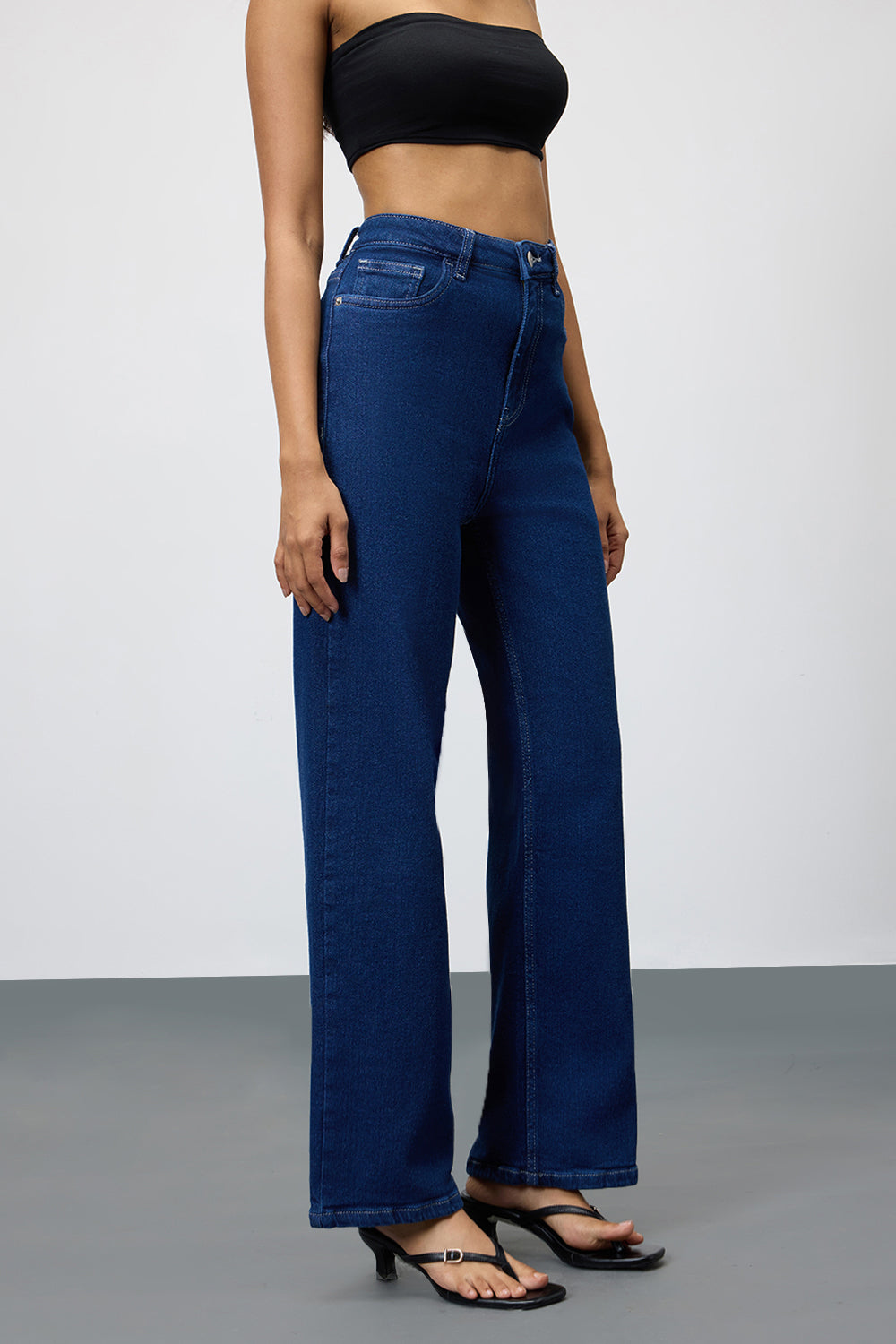 Timeless Blue Women's Straight Jeans