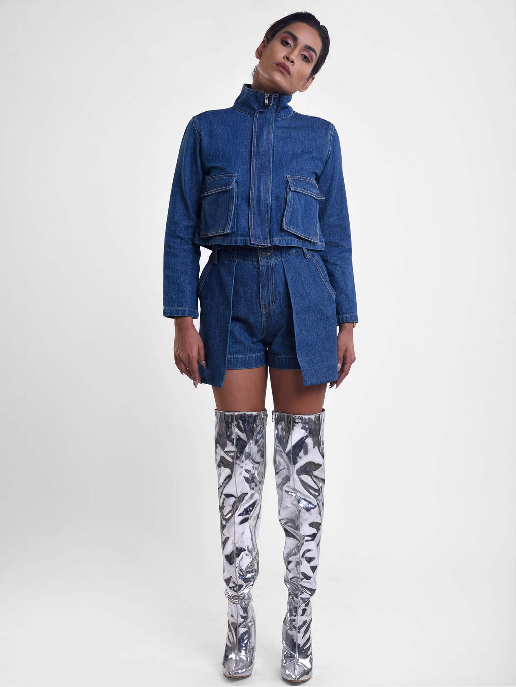 Shorts With Front Flap Pocket