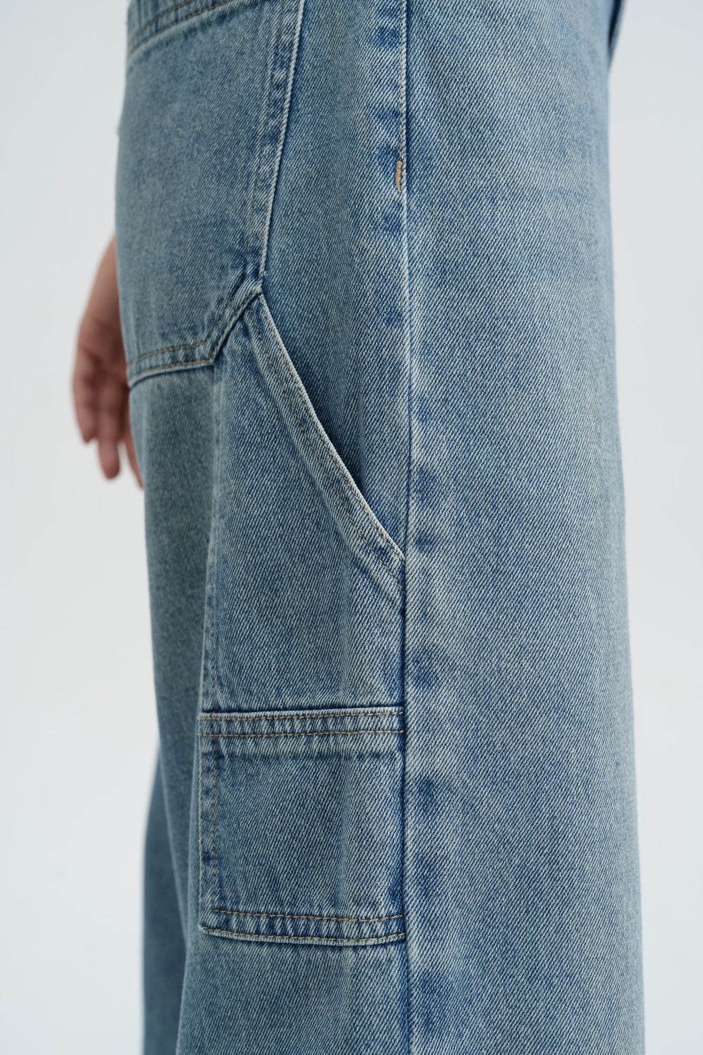 Lush Blue Balloon Fit Jeans