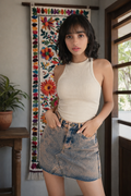 Peach Tinted Skirt