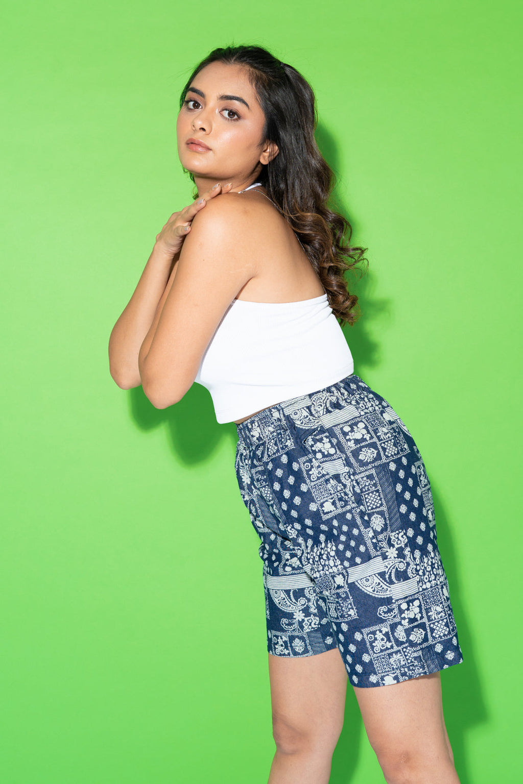 Printed Bermuda Shorts