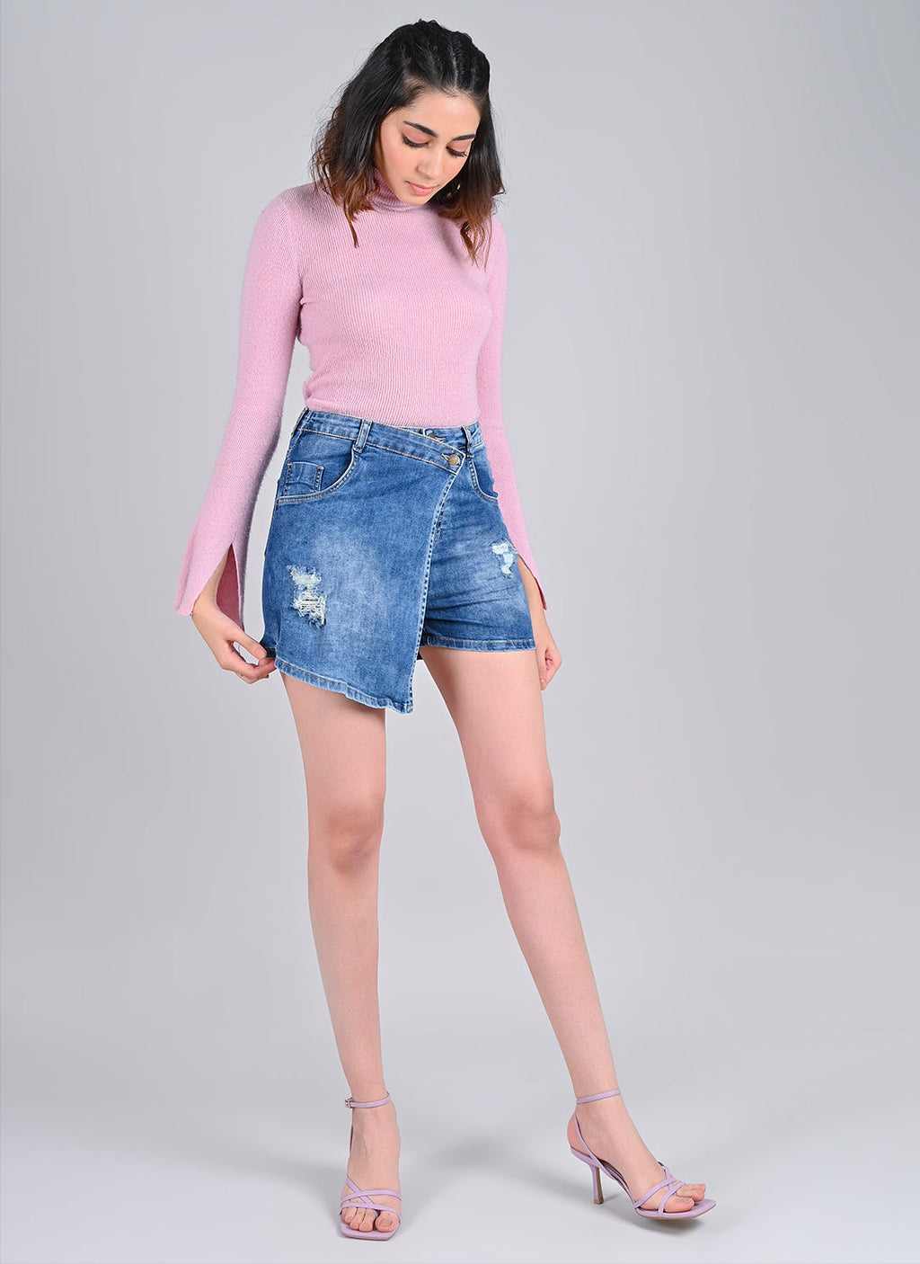 Denim Skort