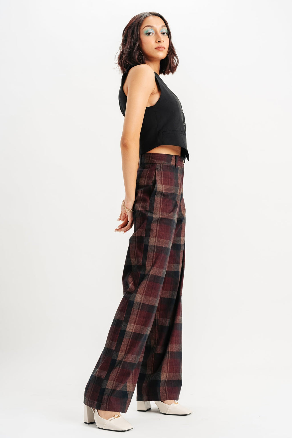 Earthly Checkered Pants
