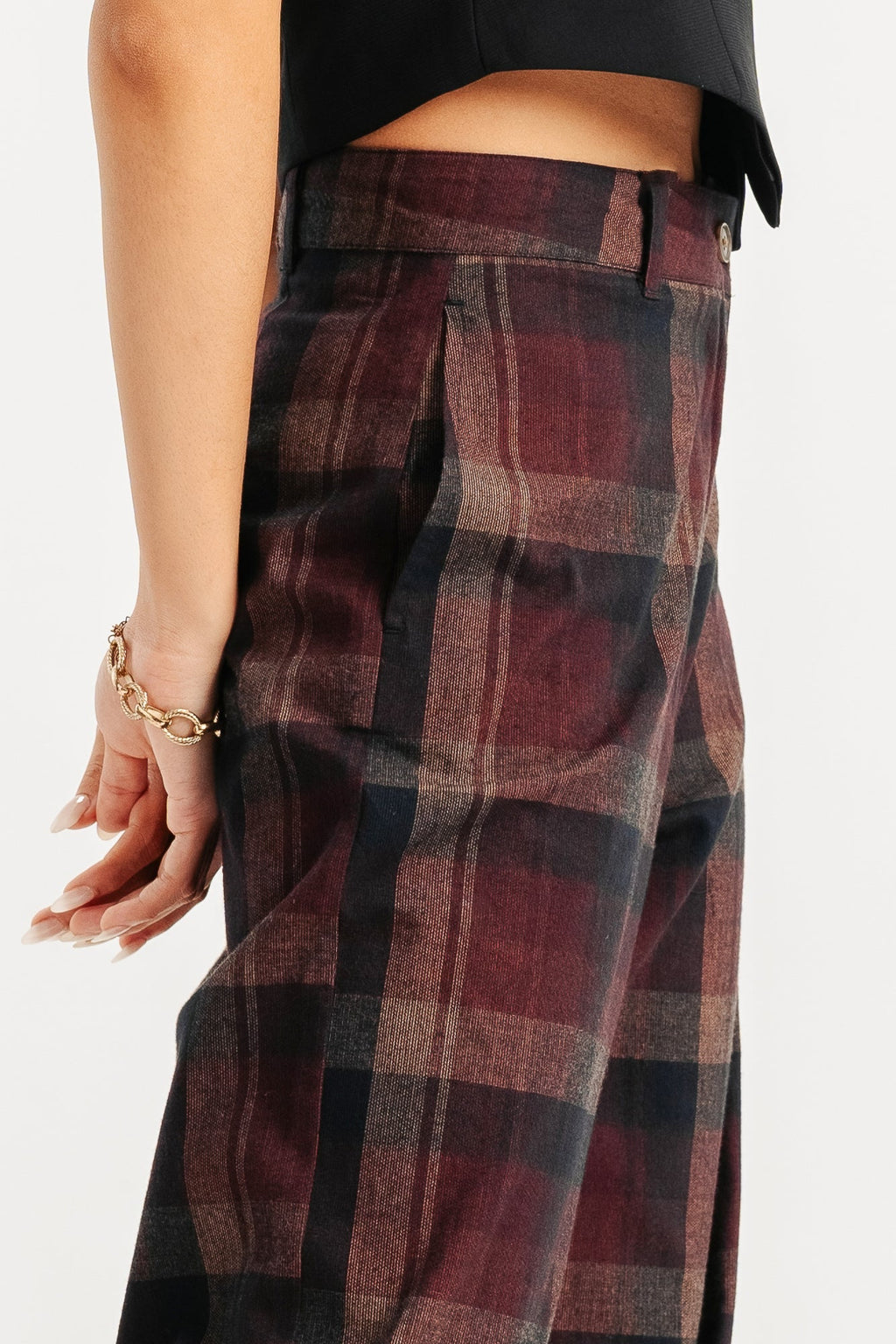 Earthly Checkered Pants