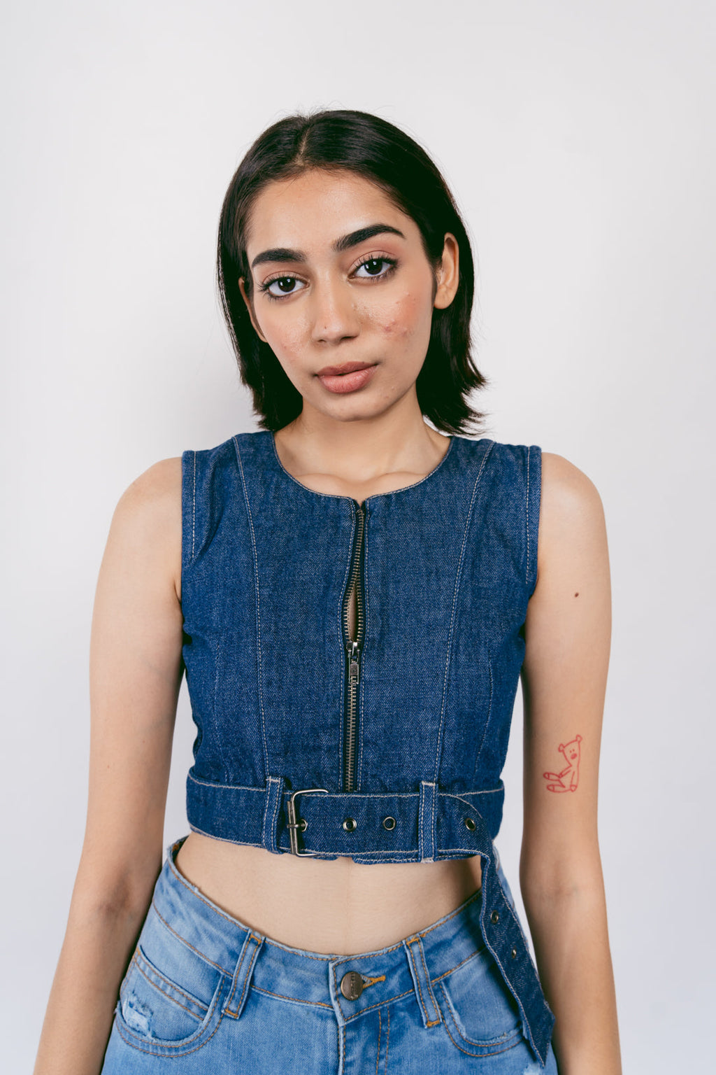 Belted Crop Top