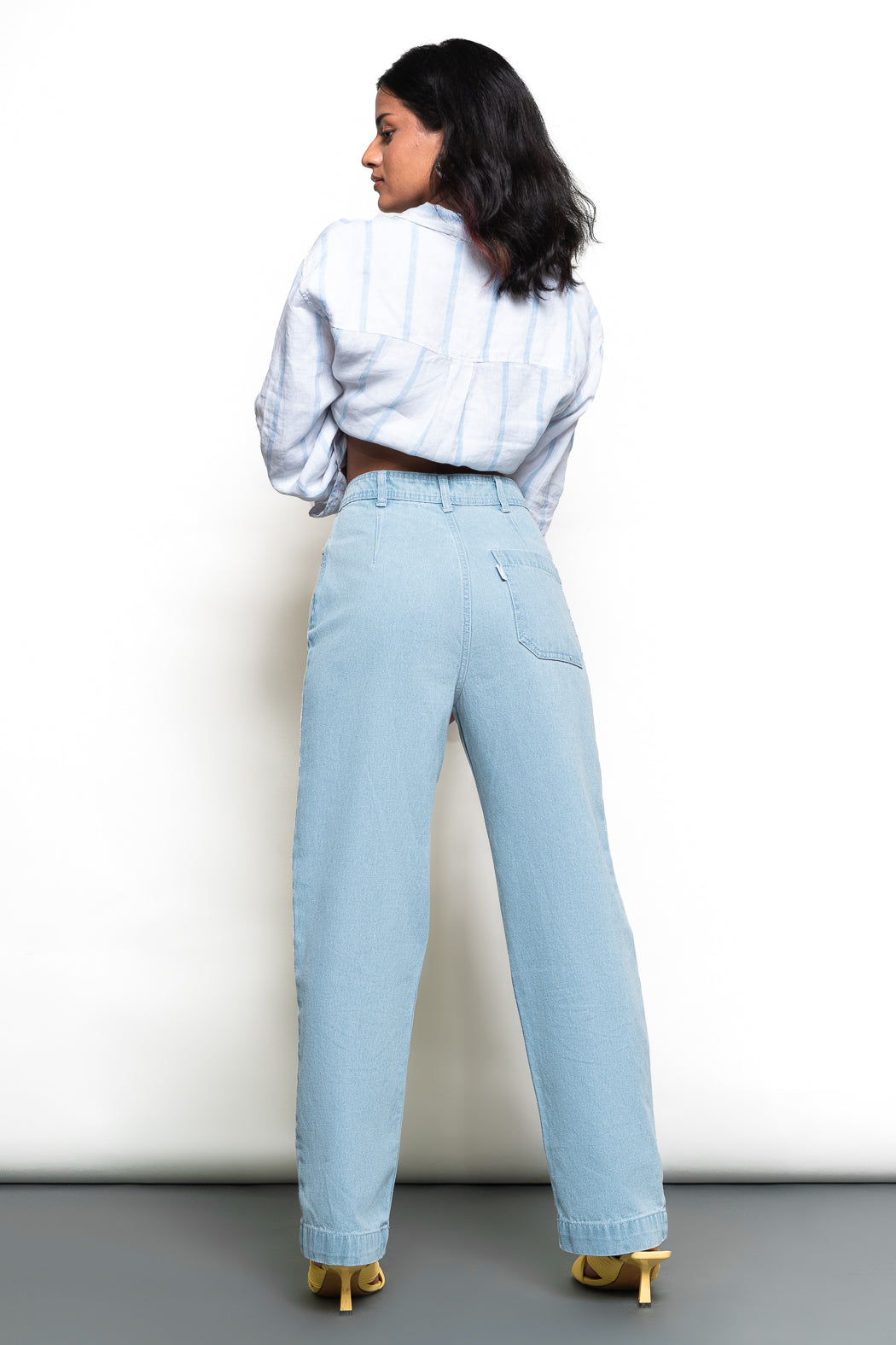 Airy Blue Women's Straight Jeans