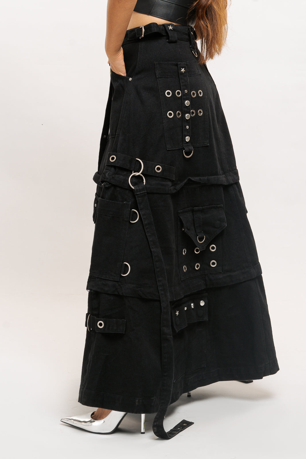 Grunge Heavy Denim Skirt
