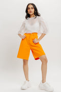 Tangerine Bermuda Shorts