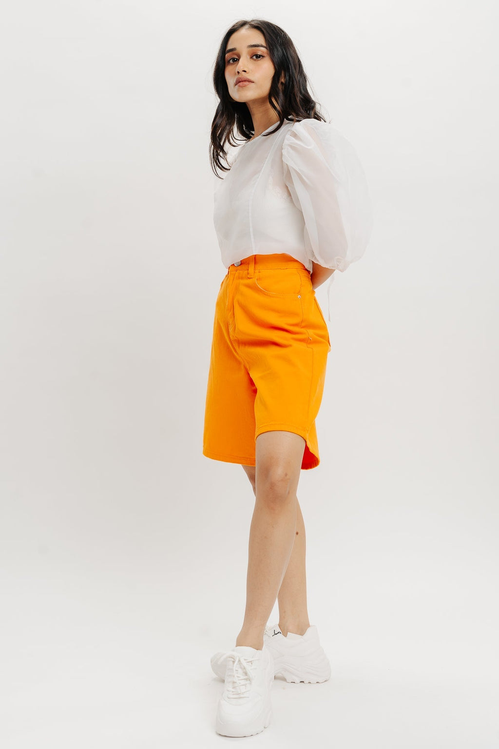 Bermuda Orange Shorts
