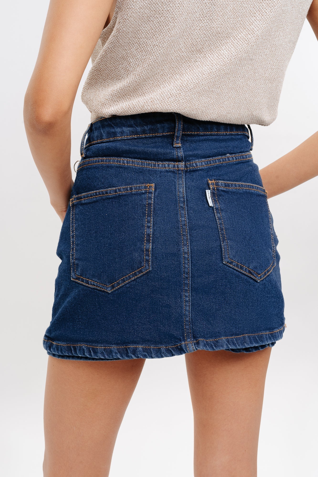 Midnight Classic Denim Skort