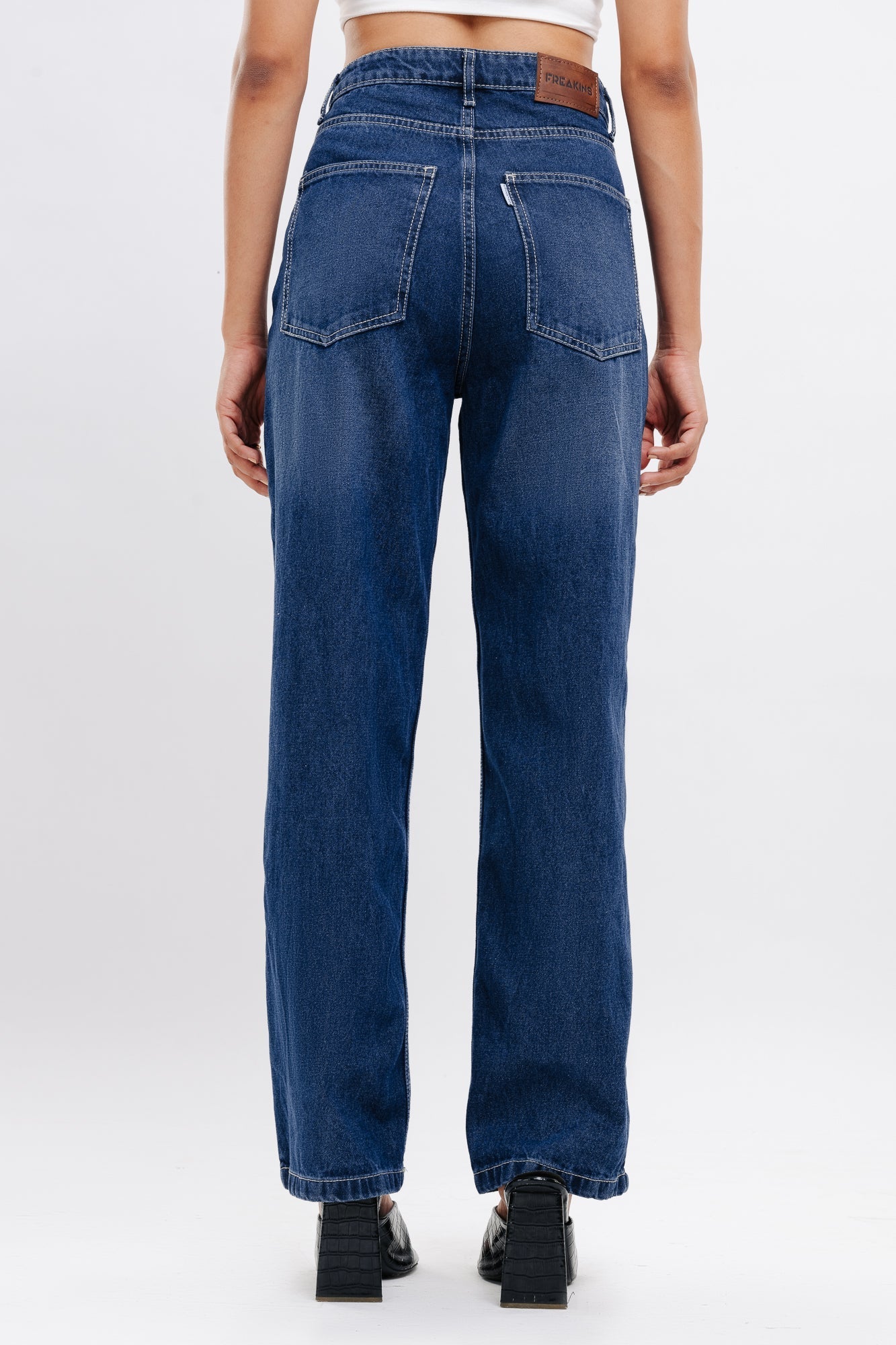 Blue Women's Straight Jeans