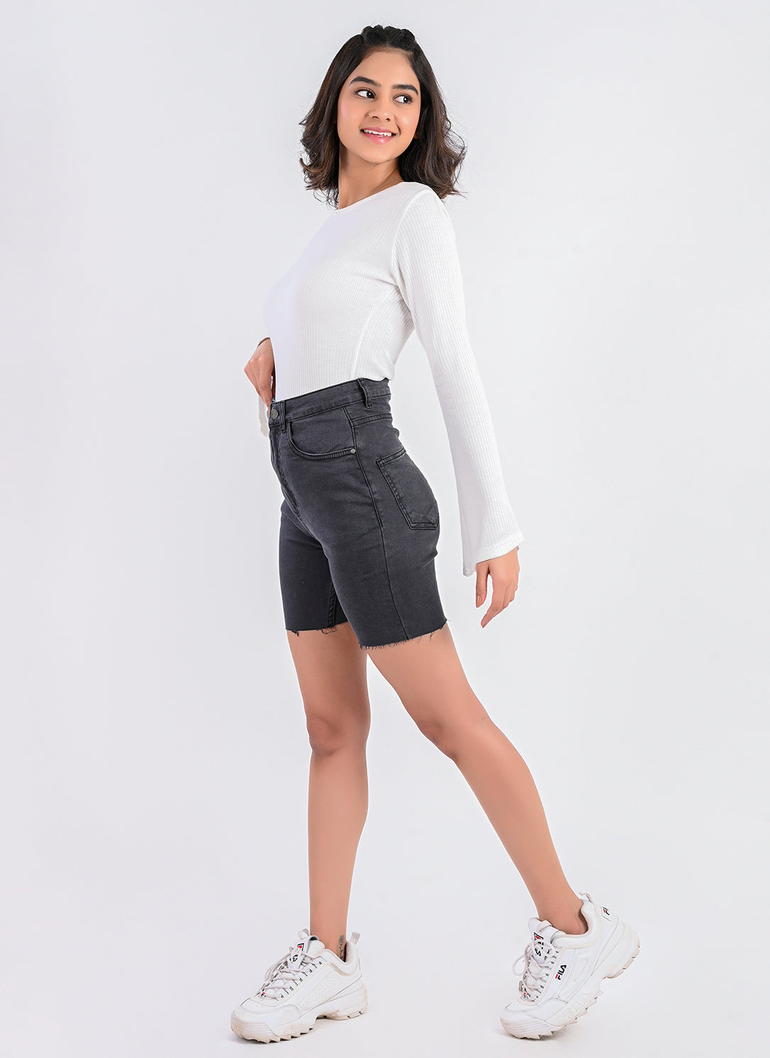 Grey Bermuda Shorts