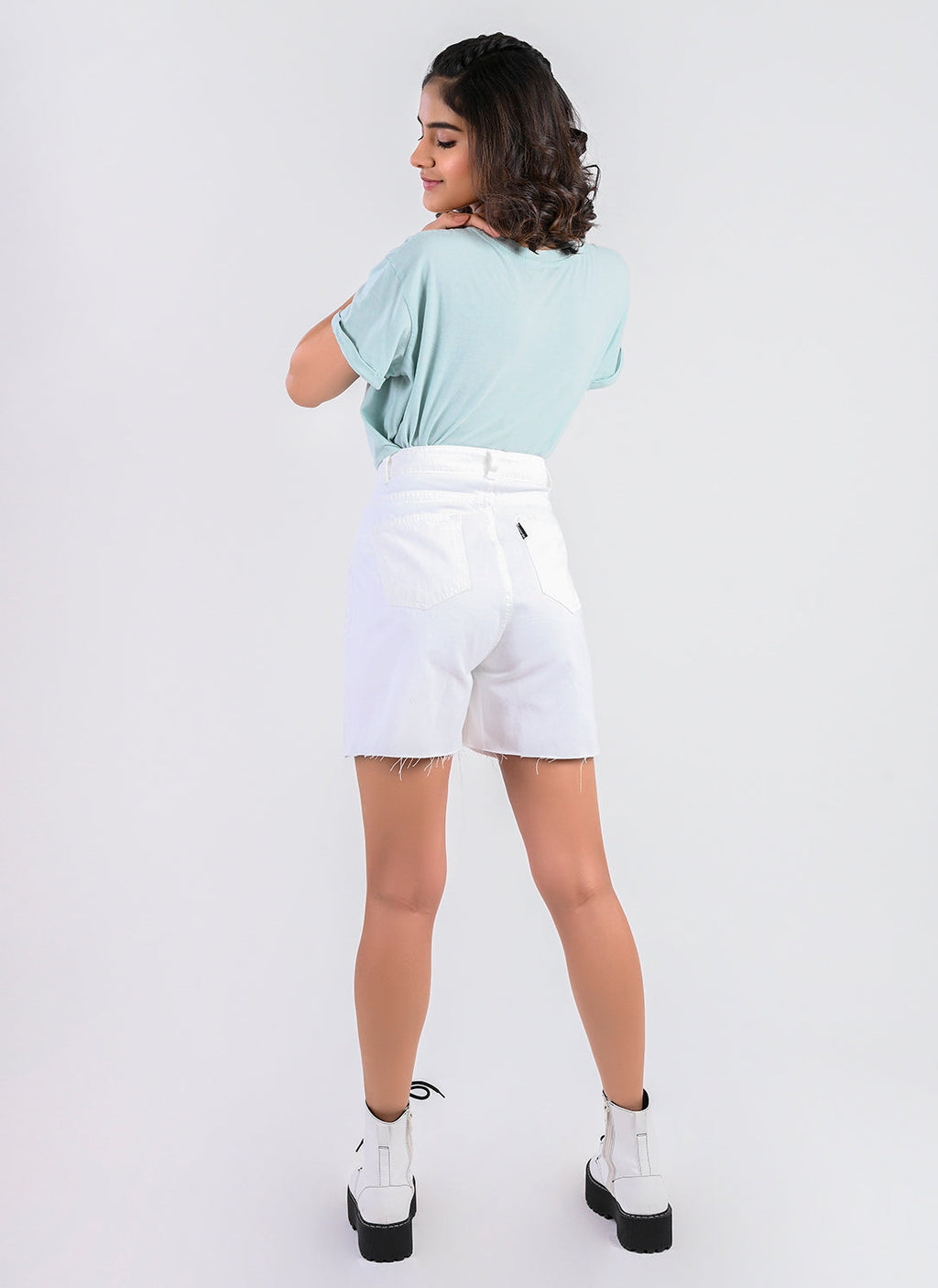 White Bermuda Shorts