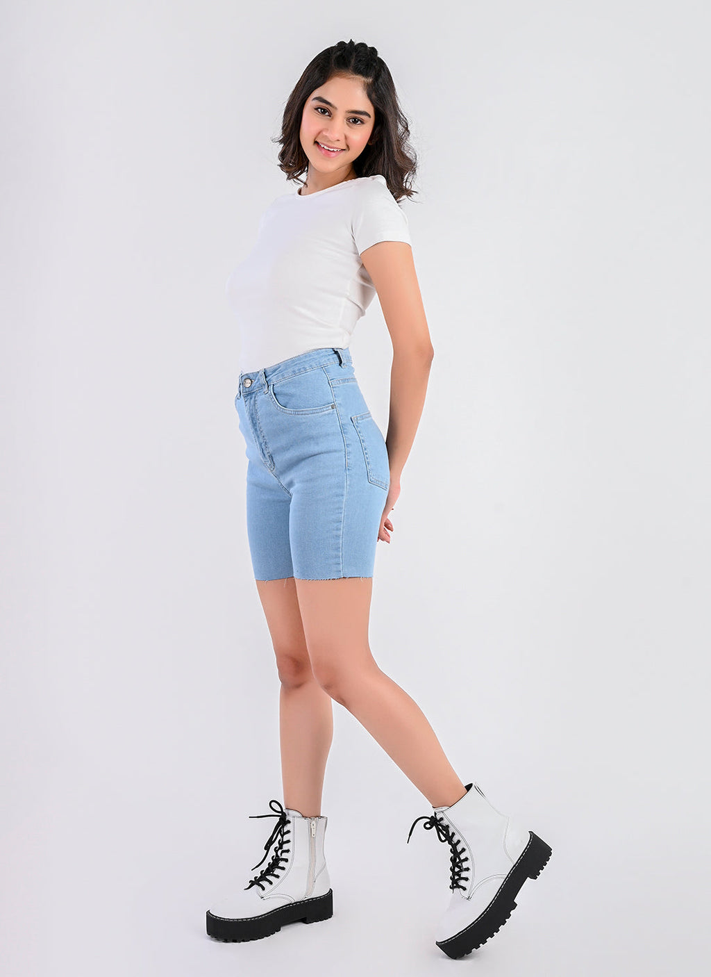 Light Blue Bermuda Shorts