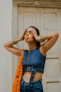 Belted Crop Top