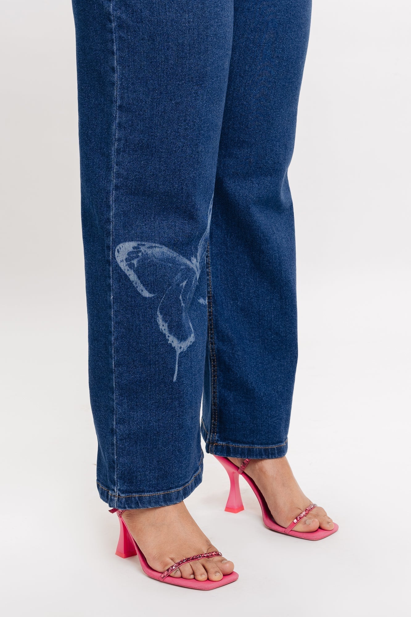 Butterfly Stretch Straight Jeans