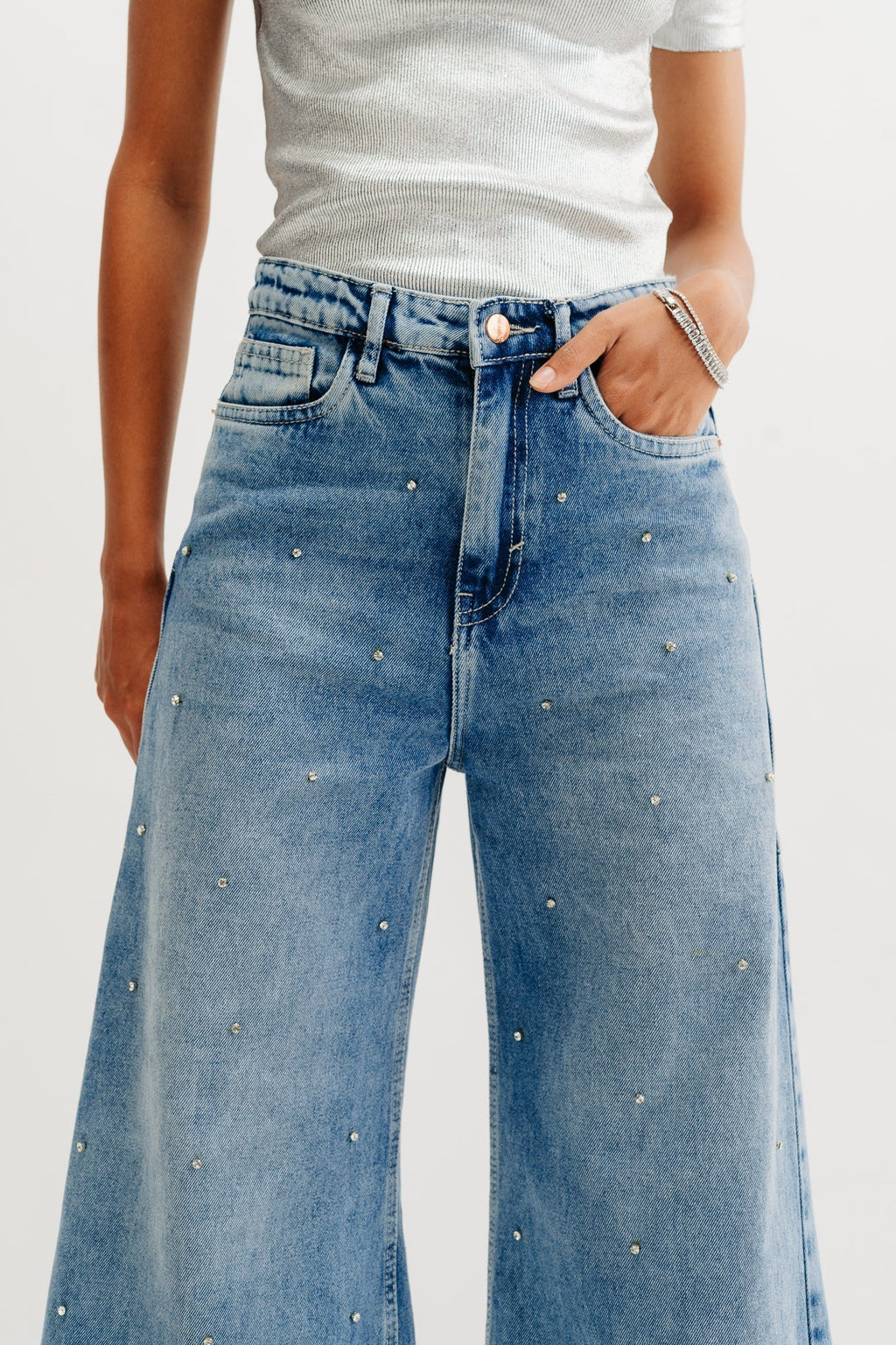 Embezzled Flare Jeans