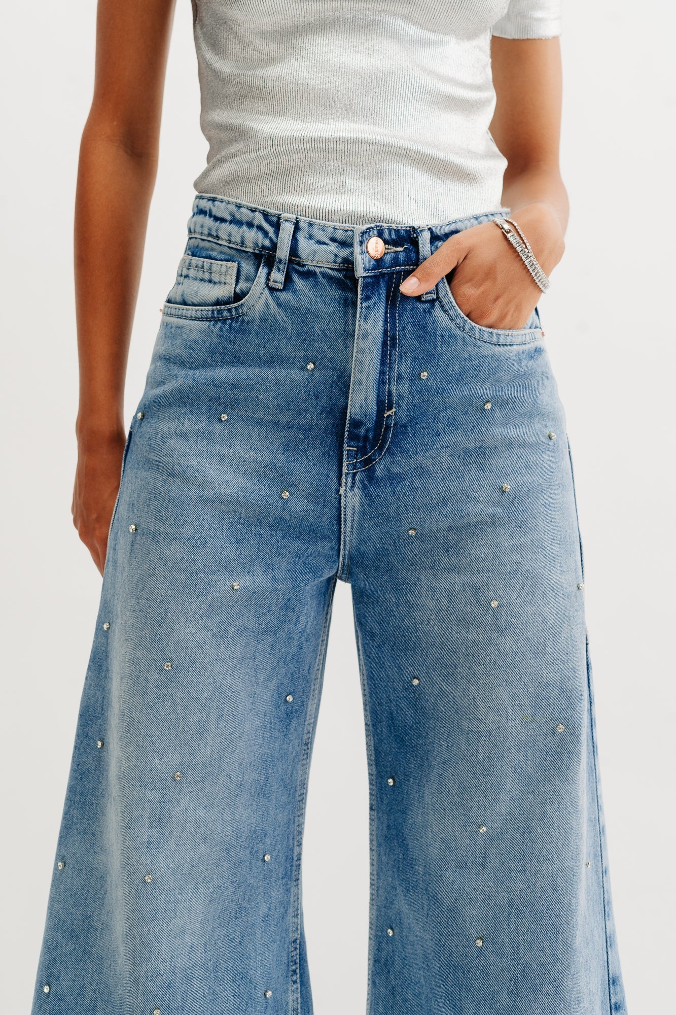 Embezzled Flare Jeans