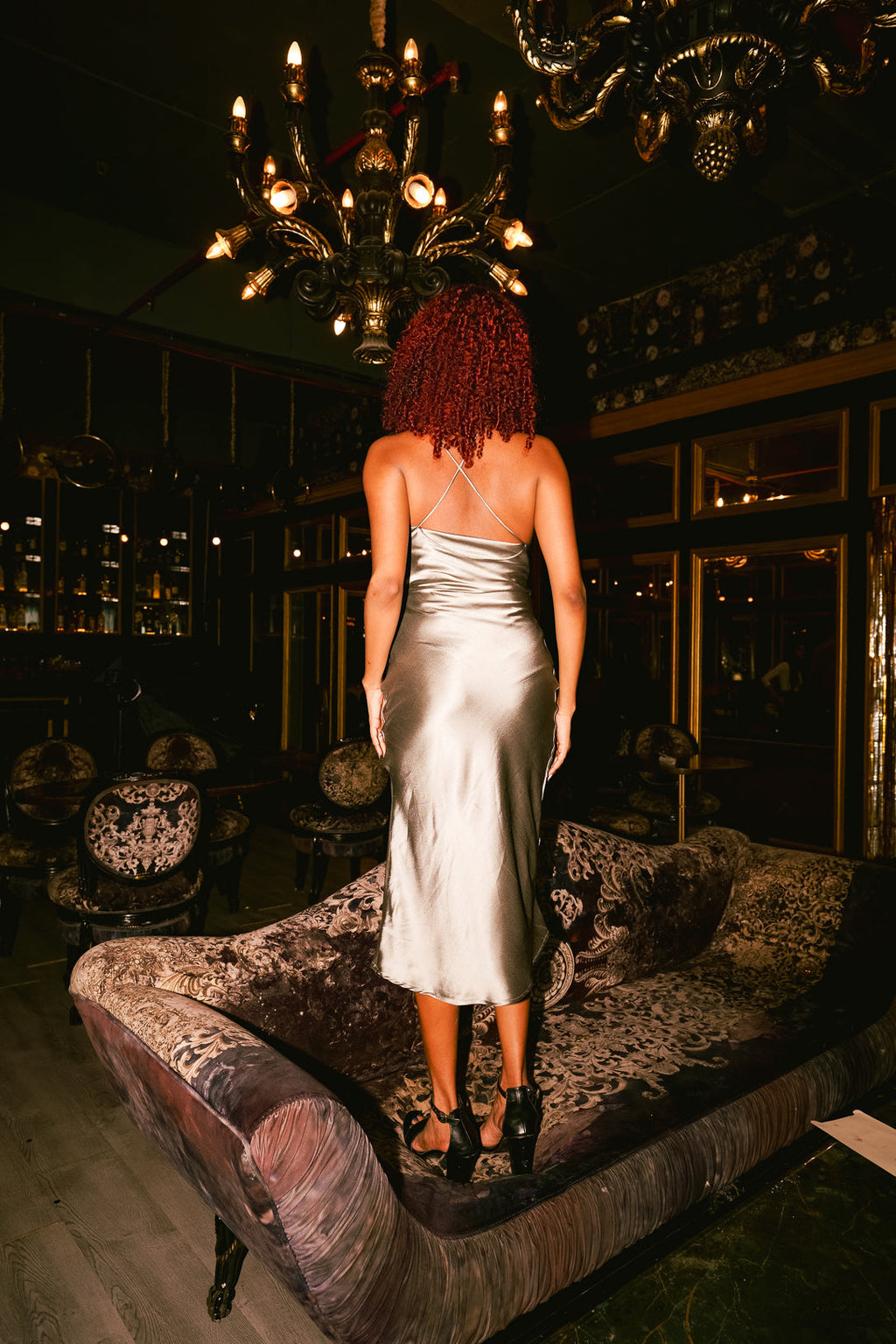 Cowl Slip Dress