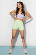 Mint Green Utility Shorts