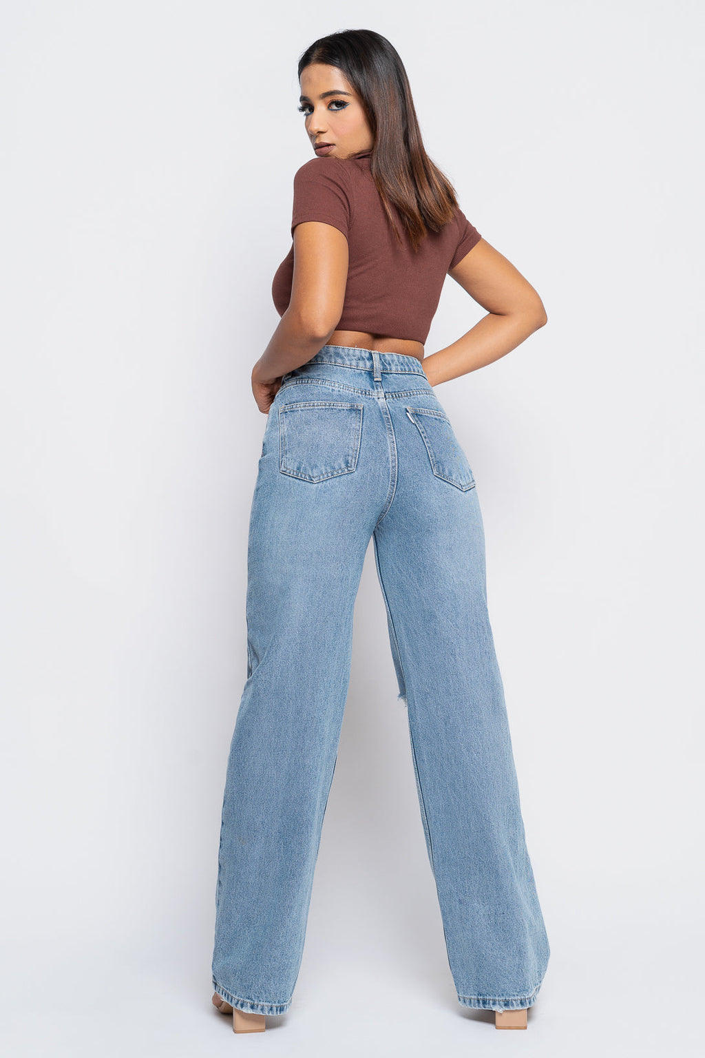 Wilder Distressed Straight Jeans