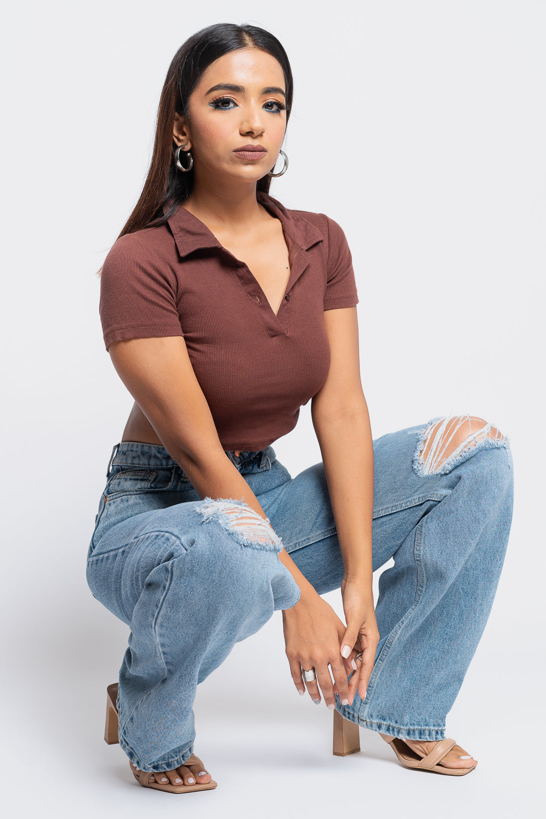 Wilder Distressed Straight Jeans