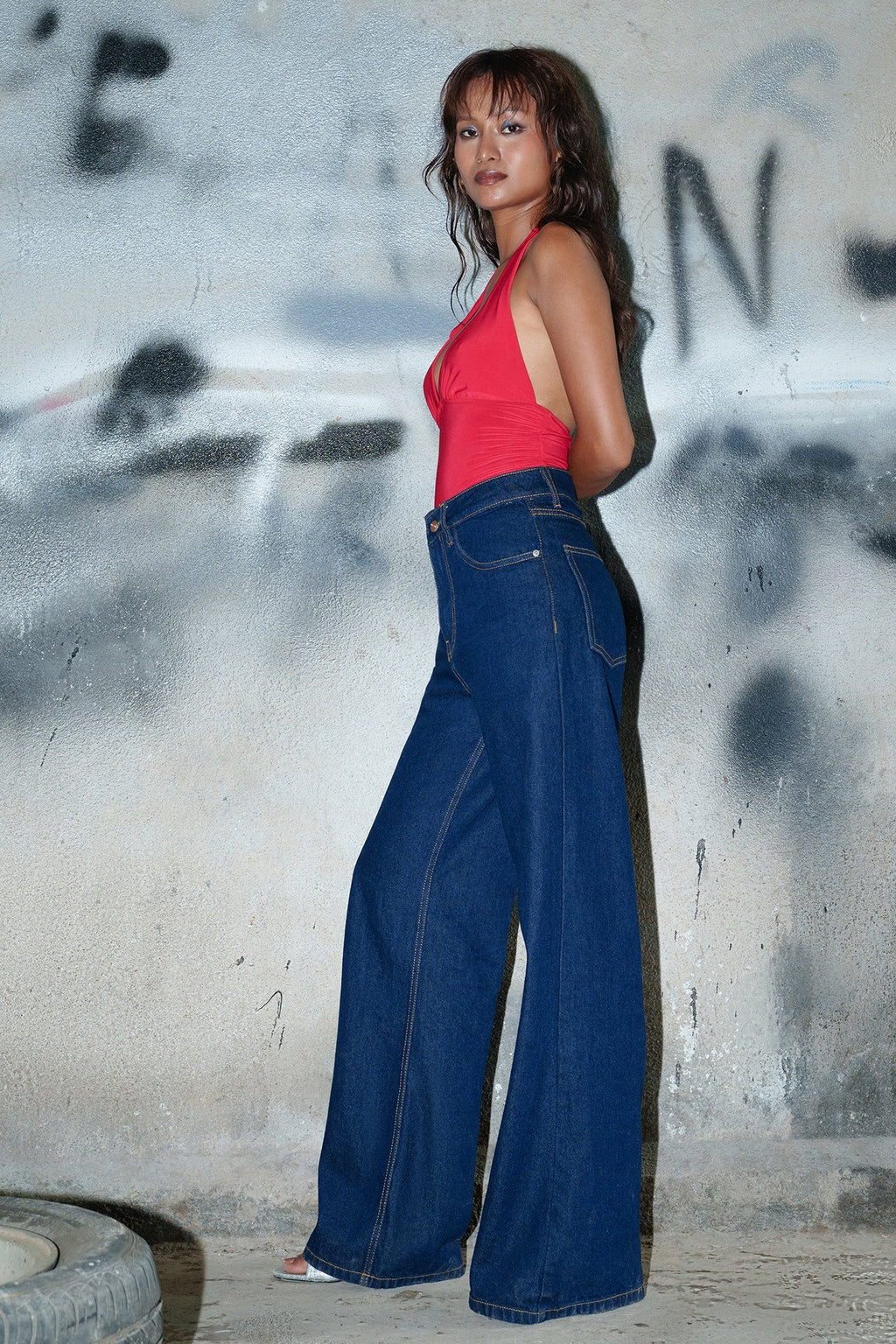 Timeless Indigo Women's Wide Jeans