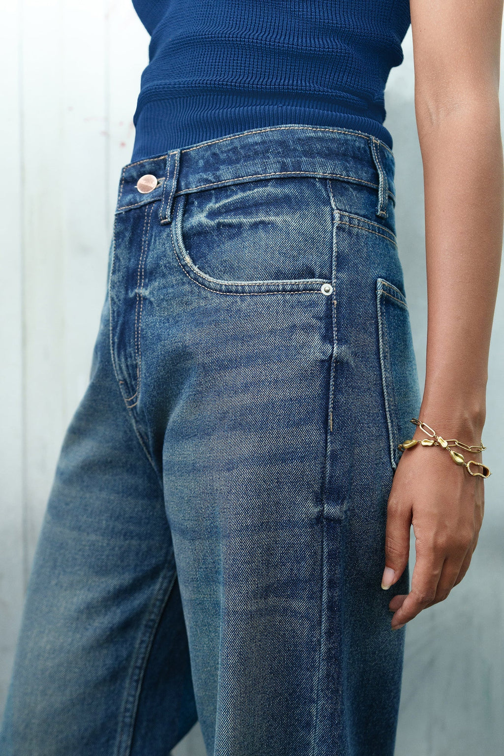 Regal Blue Women's Straight Jeans