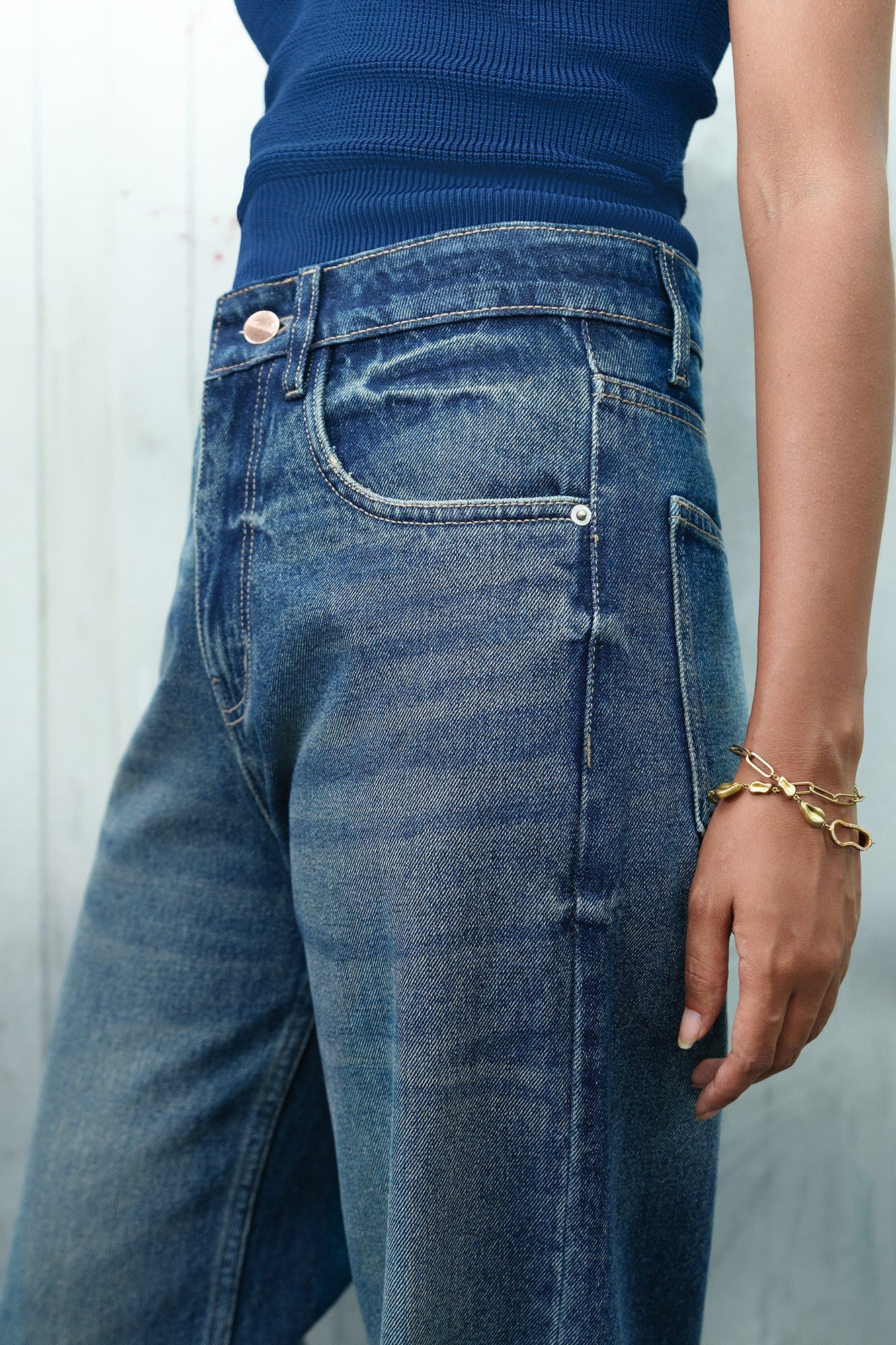 Regal Blue Women's Straight Jeans