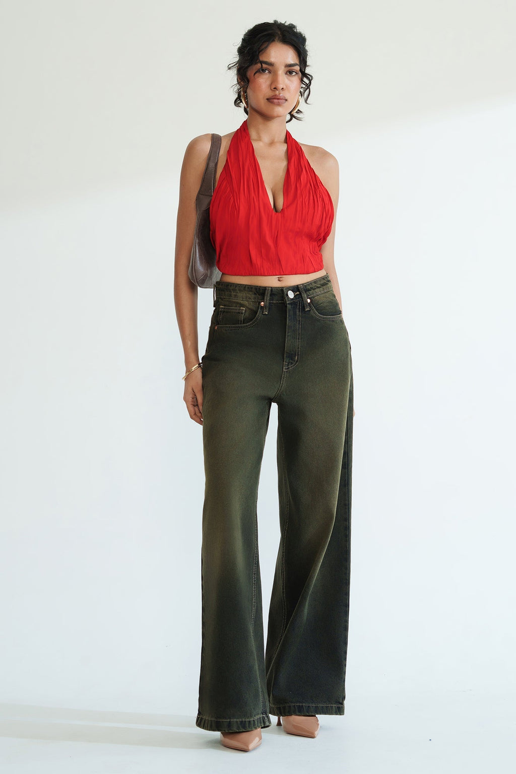 Oakmoss Women's Baggy Straight Jeans