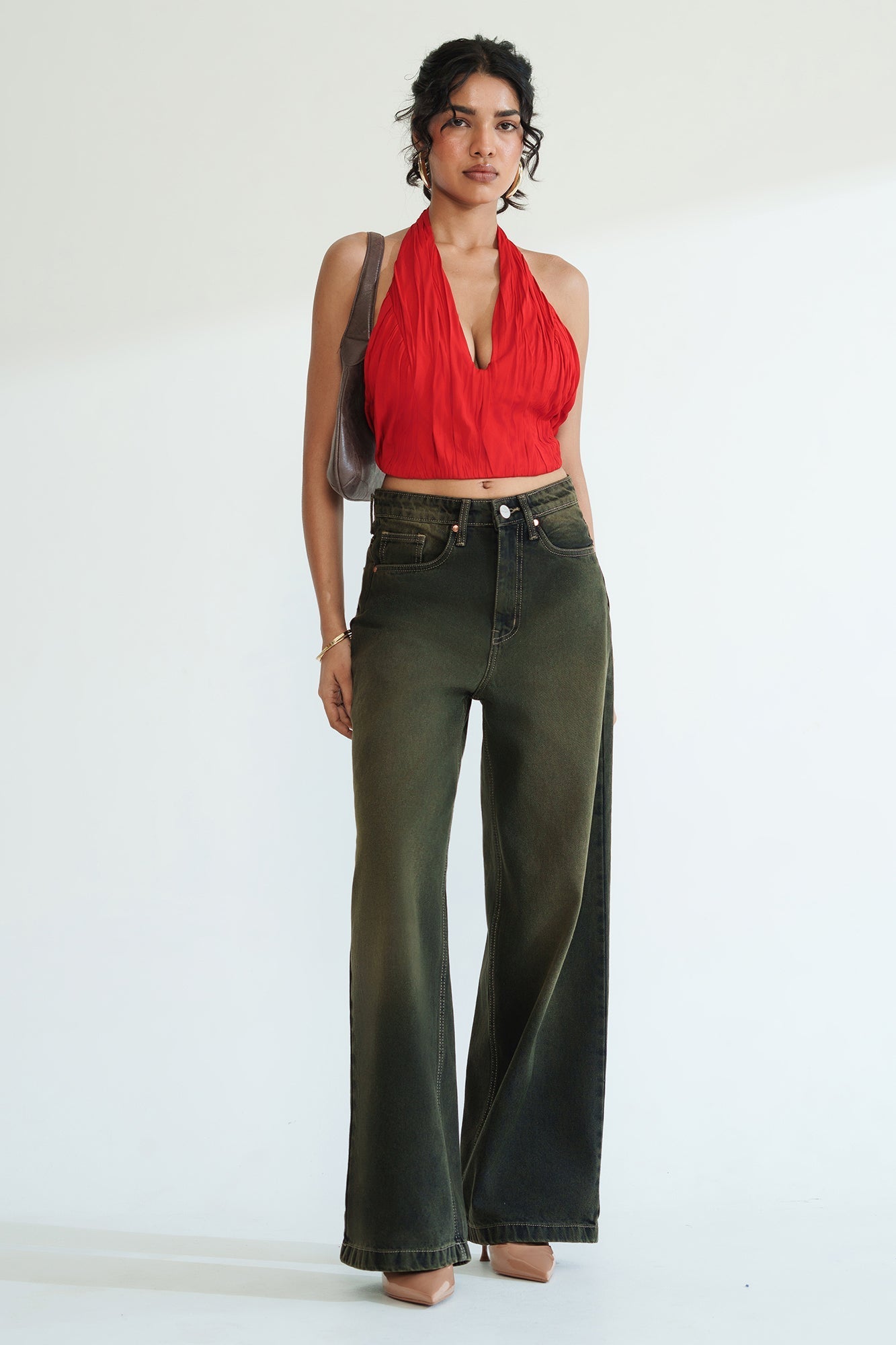 Oakmoss Women's Baggy Straight Jeans