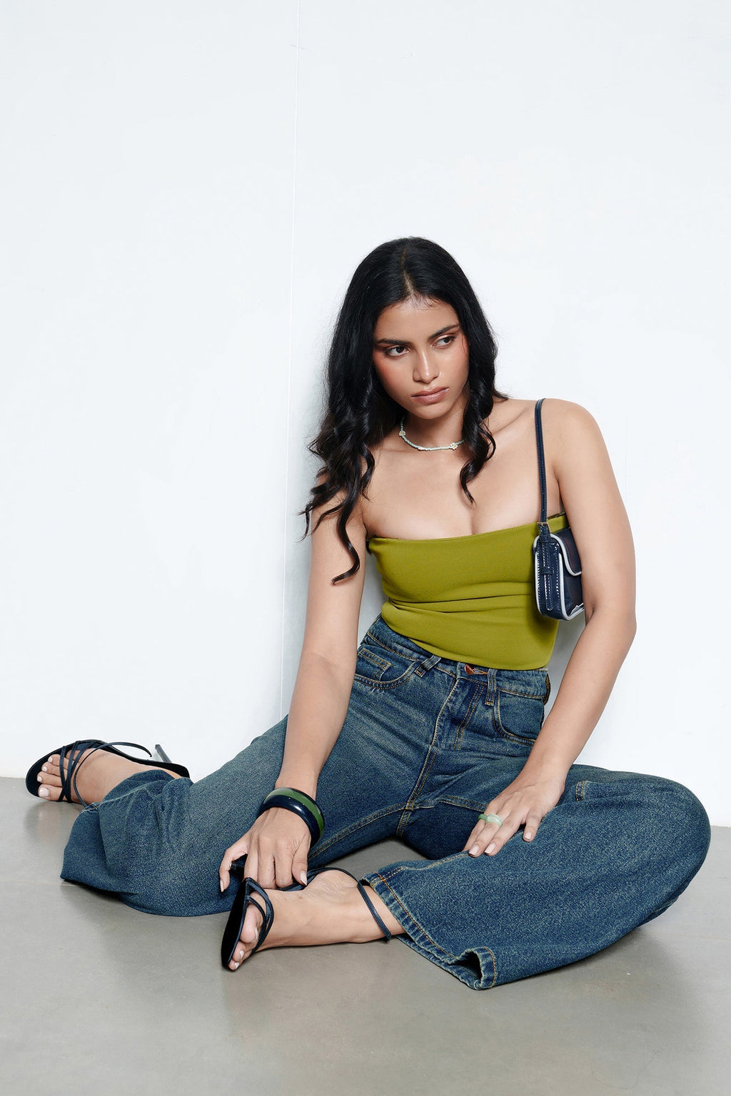 Iconic Blue Women's Wide Jeans