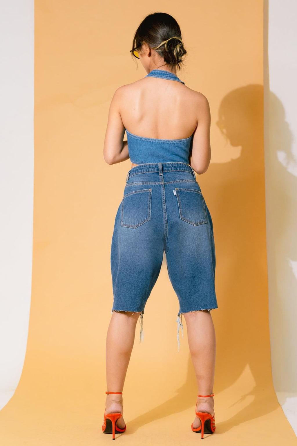 70's Ripped Bermuda Shorts