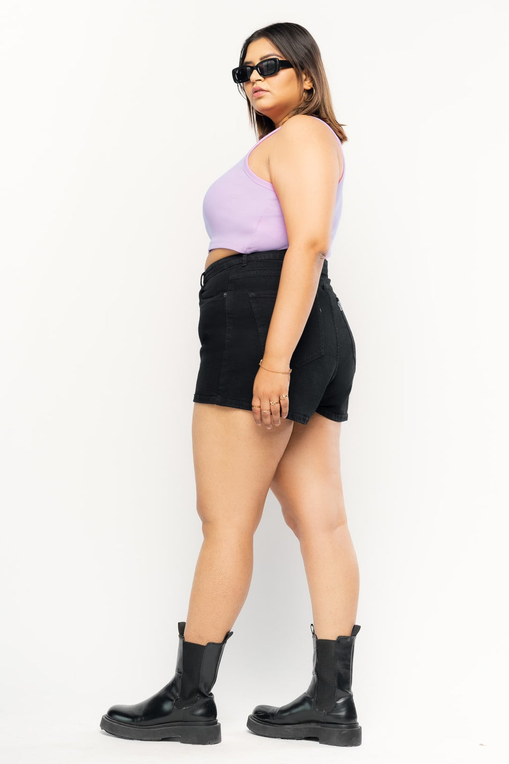 Curve Pitch Black Shorts