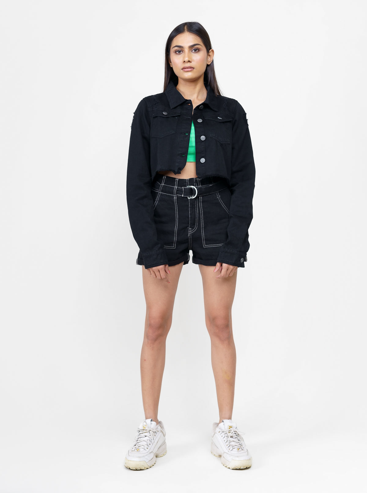 Belted Utility Shorts